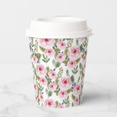 パステルカラーのウェディングシャワーのための紙コップ 紙コップ (裏面)