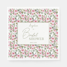 パステルカラーのウェディングシャワーパーティーのナプキン スタンダードランチョンナプキン