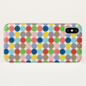 パステルカラーのカラフルな円たち... Case-Mate iPhoneケース (裏面(横))