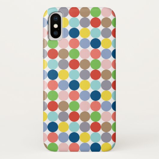 パステルカラーのカラフルな円たち... Case-Mate iPhoneケース (裏面)