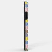 パステルカラーのカラフルな円形... Case-Mate iPhoneケース (裏面/右)