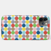 パステルカラーのカラフルな円形... Case-Mate iPhoneケース (裏面(横))