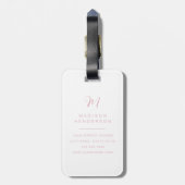 パステルカラーのキルト風荷物タグ ラゲッジタグ (裏面縦)