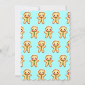 パステルカラーのクッキー交換会の招待状、ホリデーベーキング交換会 招待状 (裏面)