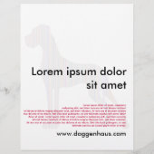 パステルカラーのグレート・ダン チラシ (裏面)