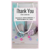 パステルカラーのケーキデコレーション ツール 誠にありがとう スモールペーパーバッグ (裏面)
