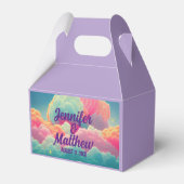 パステルカラーのコットンキャンディー雲 フェイバーボックス (裏面サイド)