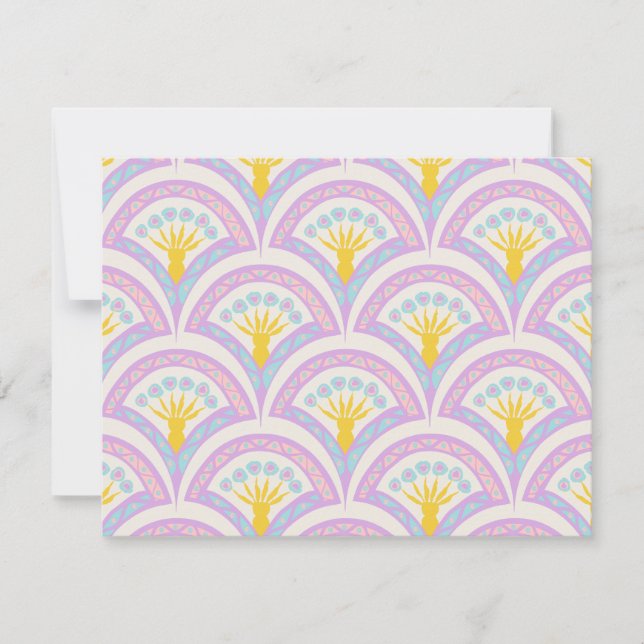 パステルカラーのシェルパターン (正面)