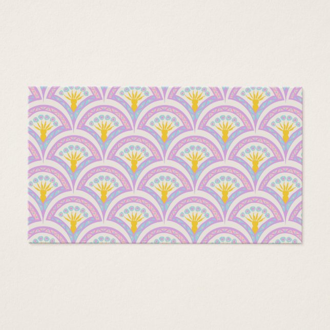 パステルカラーのシェルパターン (正面)