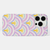 パステルカラーのシェルパターン Case-Mate iPhoneケース (裏面 (横))
