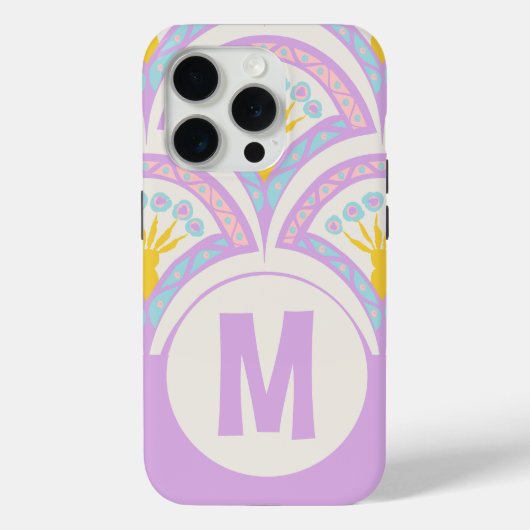パステルカラーのシェルパターン Case-Mate iPhoneケース (裏面)