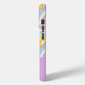 パステルカラーのシェルパターン Case-Mate iPhoneケース (裏面 / 左)