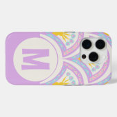 パステルカラーのシェルパターン Case-Mate iPhoneケース (裏面 (横))