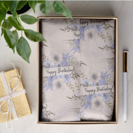 パステルカラーのバイオレットとローズのカスタムデザイン 薄葉紙