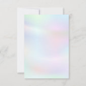 パステルカラーのパイナップル感謝していタお前 サンキューカード (裏面)