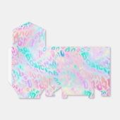 パステルカラーのヒョウ皮 フェイバーボックス (折り畳みなし)