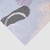 パステルカラーのブラシストロークのパターン 薄葉紙 (詳細)