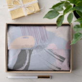 パステルカラーのブラシストロークのパターン 薄葉紙 (ギフト)