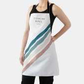 パステルカラーのミニマルデザイン エプロン (インサイチュ)