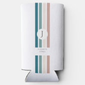 パステルカラーのミニマルデザイン スリム缶クーラー (裏面)