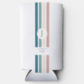 パステルカラーのミニマルデザイン スリム缶クーラー (正面)