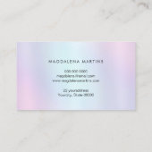 パステルカラーのロータロゴ 名刺 (裏面)