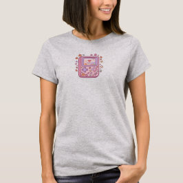 パステルカラーの可愛いレトロ携帯ゲーム機Tシャツ Tシャツ