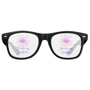 パステルカラーの太陽の光 紫 ピンク サンシャイン も レトロサングラス