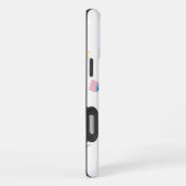 パステルカラーの小さくて繊細な花 iPhoneケース (右側面)