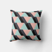 パステルカラーの幾何学模様 クッション (裏面)