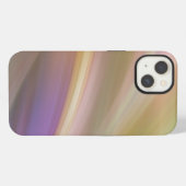 パステルカラーの抽象画 iPhoneケース (裏面横)