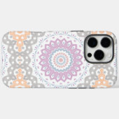 パステルカラーの春の曼荼羅模様 Case-Mate iPhoneケース (裏面 (横))