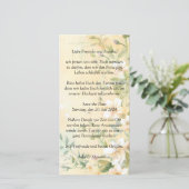 パステルカラーの洗練された結婚式 セーブザデート (スタンド正面)