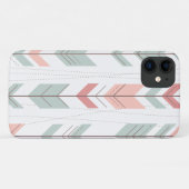 パステルカラーの種族の矢パターン Case-Mate iPhoneケース (裏面(横))