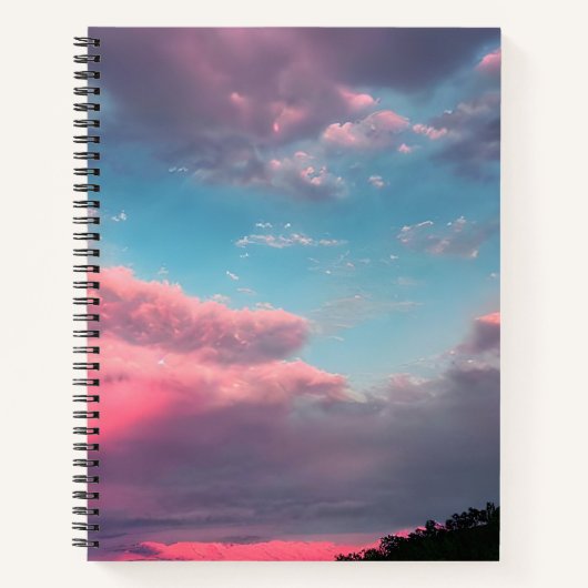 パステルカラーの空 ノートブック (正面)