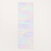 パステルカラーの筆跡 ヨガマット (裏面)