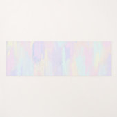 パステルカラーの筆跡 ヨガマット (正面(横))