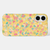パステルカラーの紙吹雪とリボンのスマホケース Case-Mate iPhoneケース (裏面 (横))