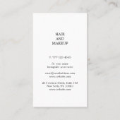 パステルカラーの美しい名刺。 名刺 (裏面)