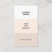 パステルカラーの美しい名刺。 名刺 (正面)