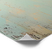 パステルカラーの花と蝶の羽を持つふしぎな妖精 ポスター (角)