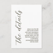 パステルカラーの花のウェディング エンクロージャーカード (正面)