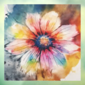 パステルカラーの花の調和 ウィンドウサイン (シート3)