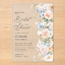 パステルカラーの花嫁シャワーパーティー