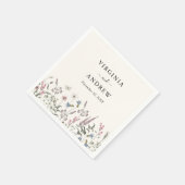 パステルカラーの花嫁衣裳 スタンダードカクテルナプキン (角)