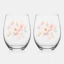 パステルカラーの花