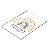 パステルカラーの虹 本は幼児のノートブックに属します ノートブック (左側)