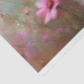 パステルカラーの野の花の印象派ペインティング デコパージュ 薄葉紙 (詳細)