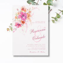 パステルカラーの野の花+ボタン+アネモネ+ウェディング
