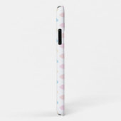 パステルカラーの雲 ピンク ブルー イエロー モダン Case-Mate iPhoneケース (裏面/右)